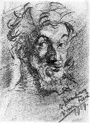 Vieux Faun (self-portrait)